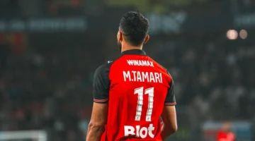 رقم مميز لموسى التعمري في الدوري الفرنسي هذا الموسم